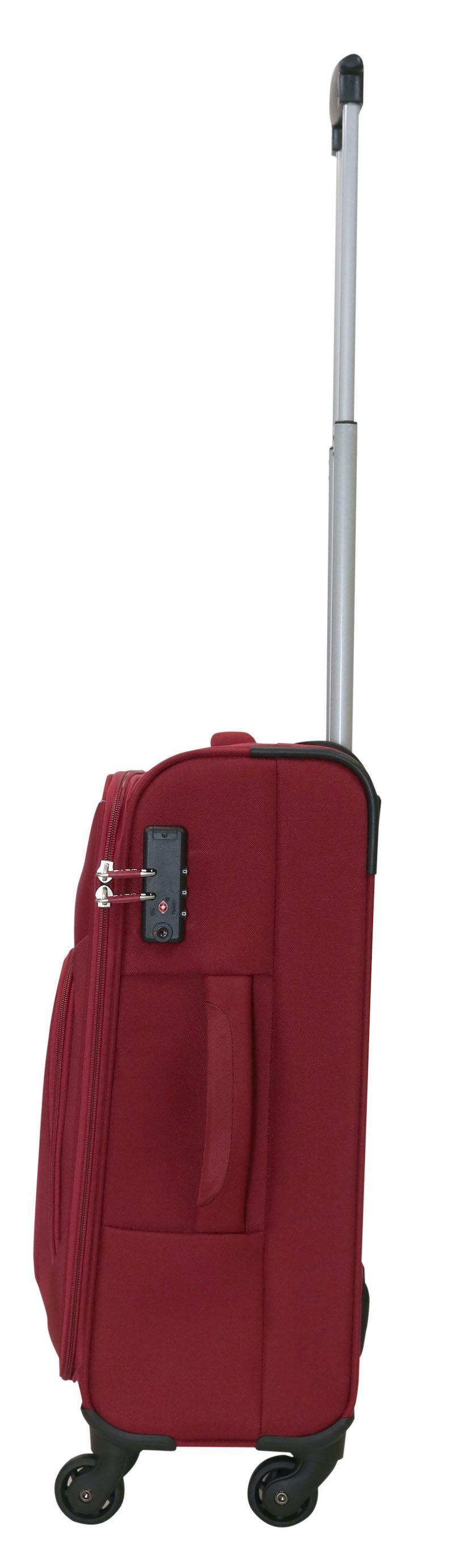 Maleta Blanda Madrid S Rojo Head-5