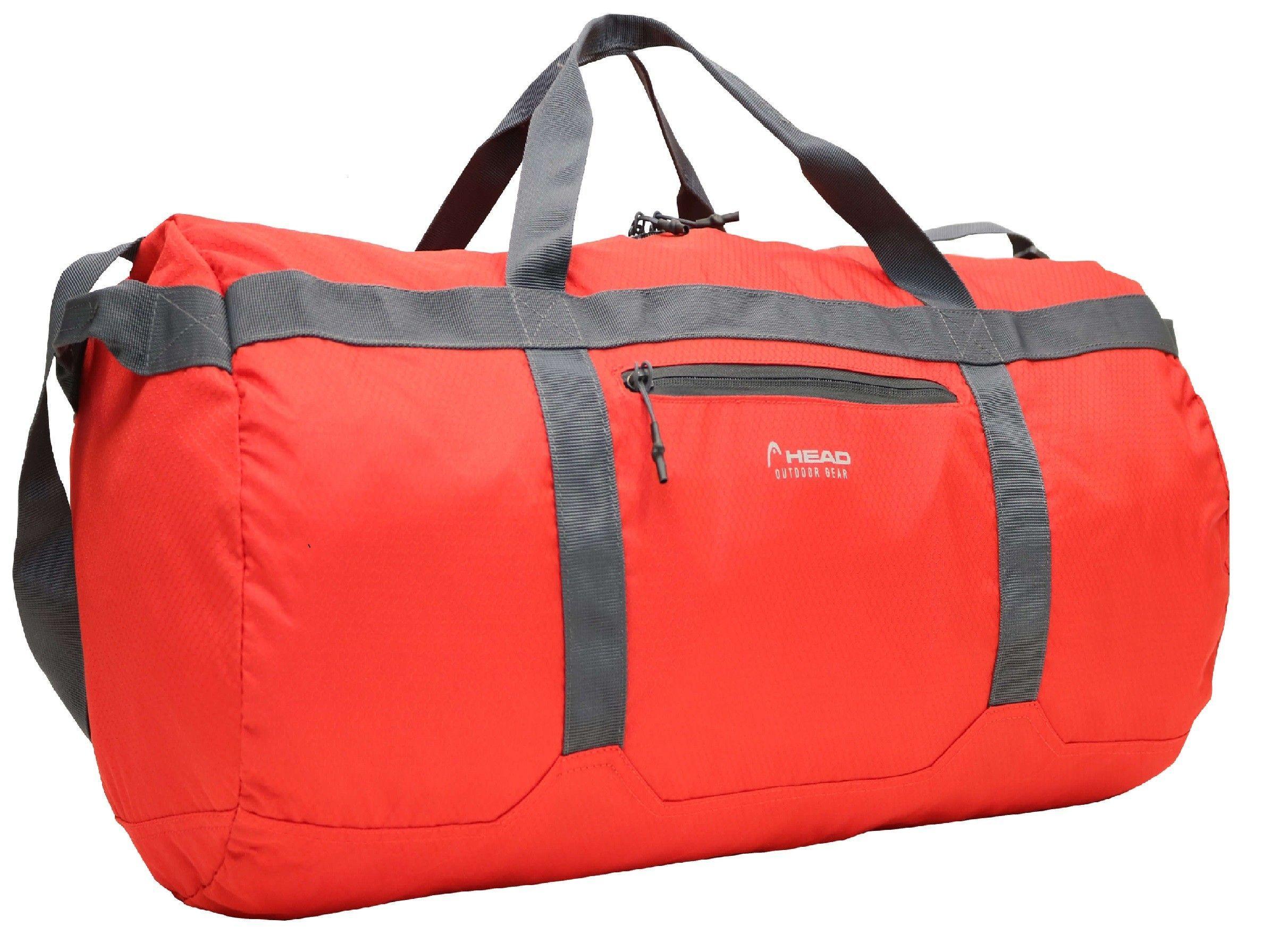 Bolso Outdoor Pumiri 60 Compactable Rojo Head  -1