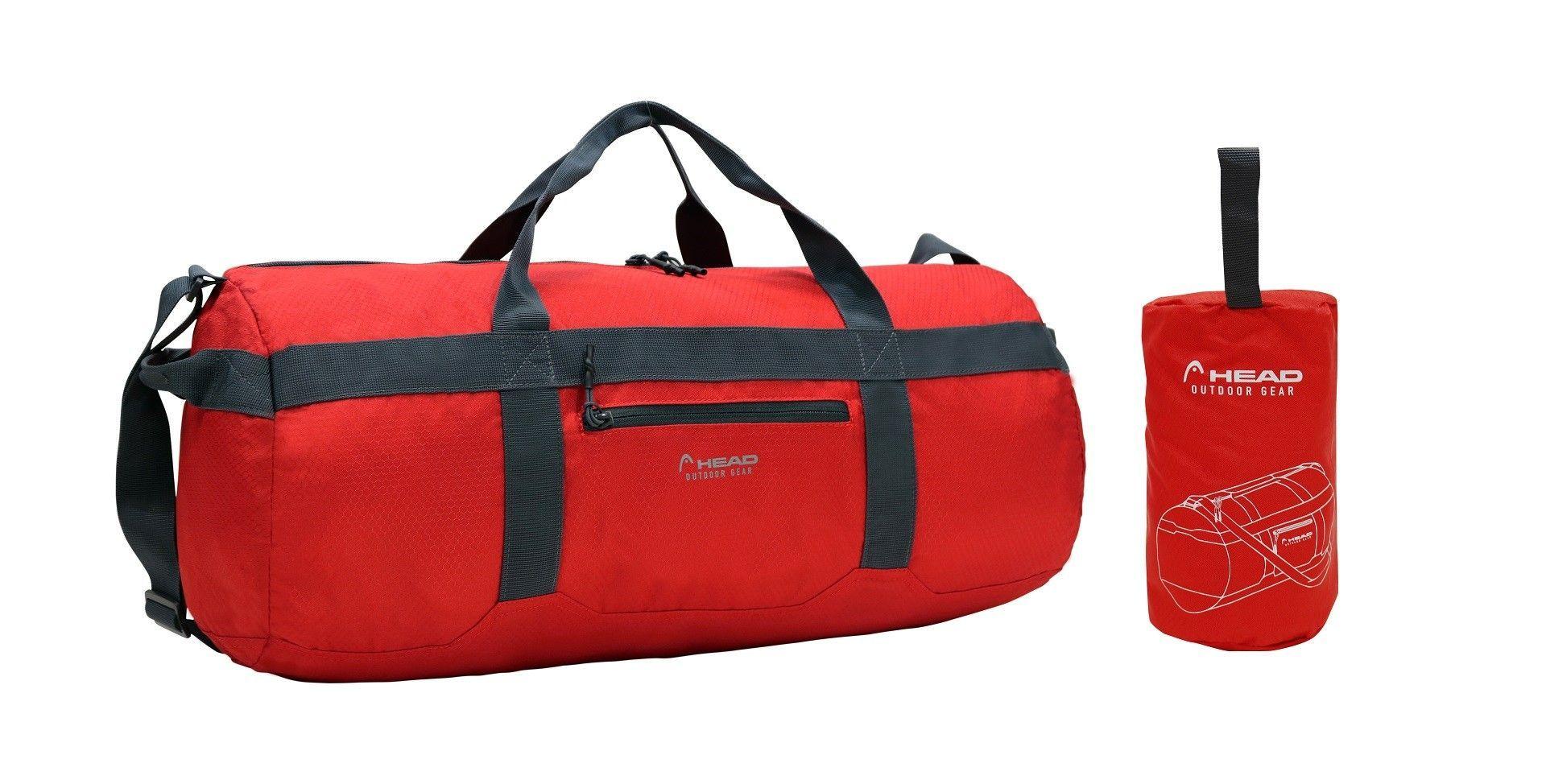 Bolso Outdoor Pumiri 60 Compactable Rojo Head  -0