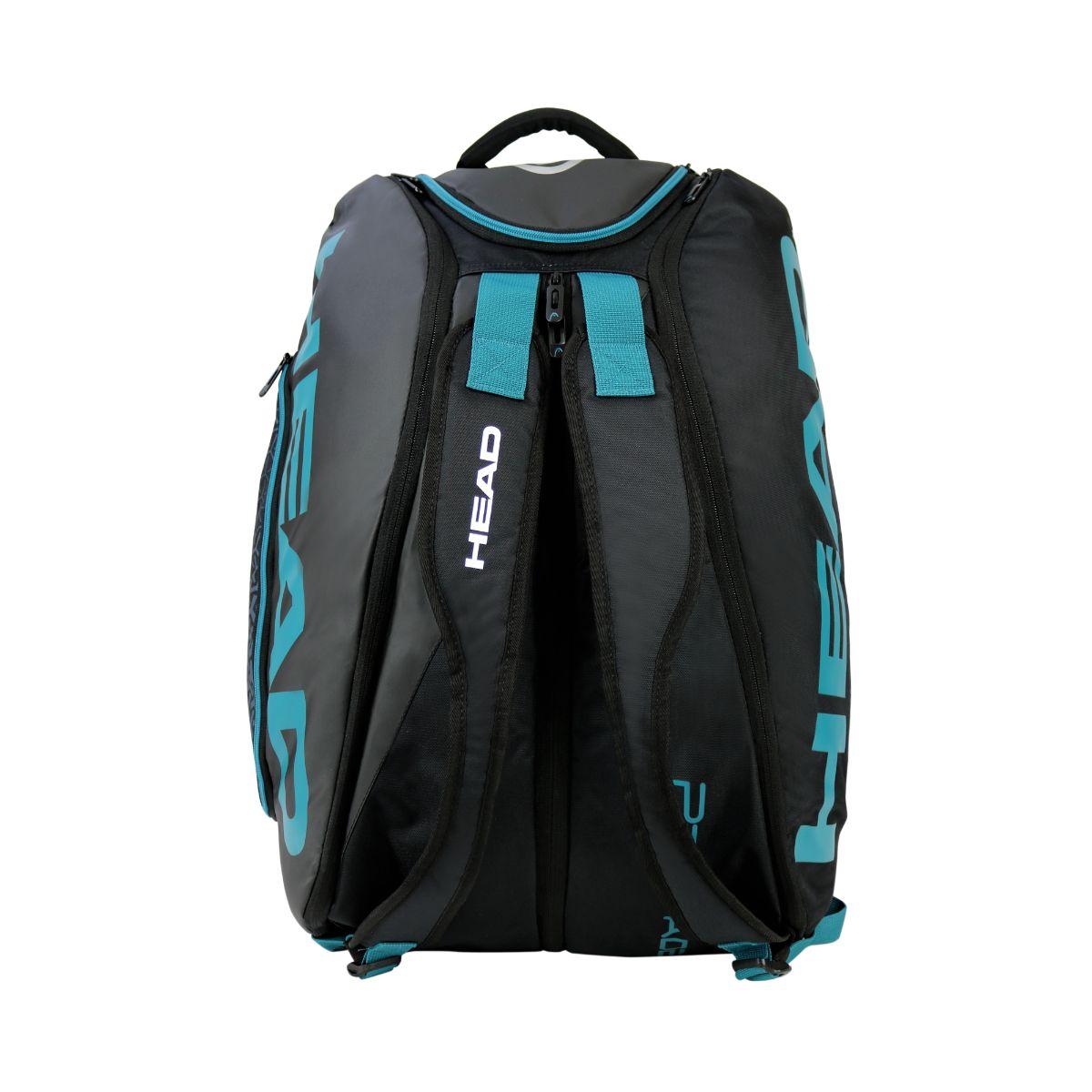 Bolso Paletero Pro Padel 50 Negro Petroleo Head-3