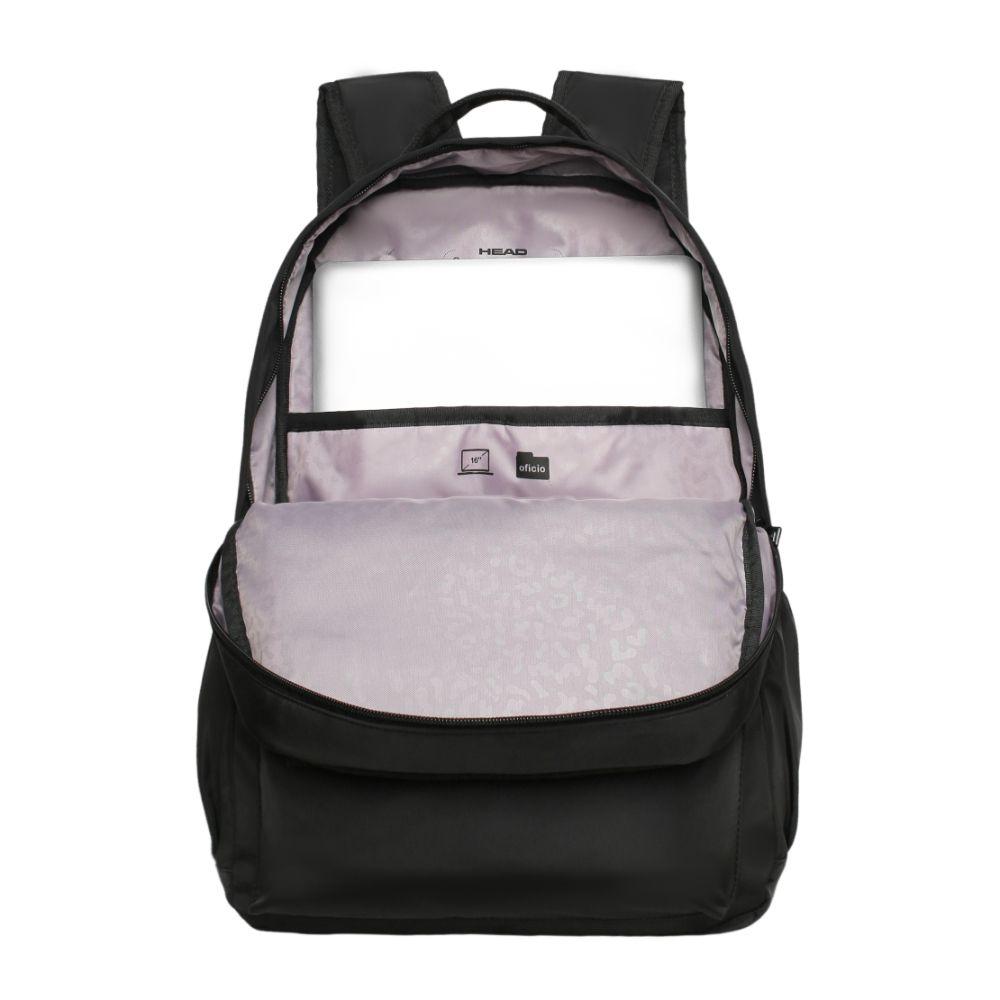 Mochila Mujer Ysho Microfibra New Negro Head-2