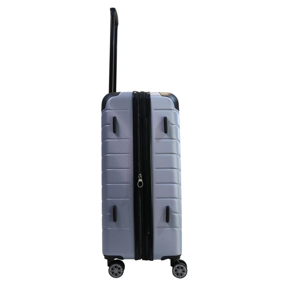 Maleta Viaje Amsterdam Mediana Expandible Plata Head-6