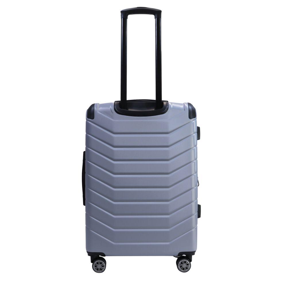 Maleta Viaje Amsterdam Mediana Expandible Plata Head-7