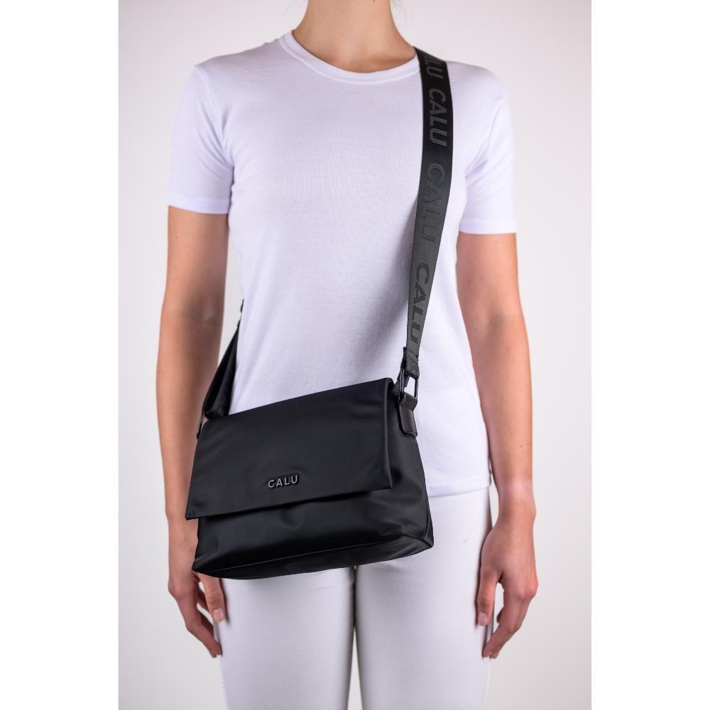 Cartera Bandolera Tapeta Hansel Negro Calu-6