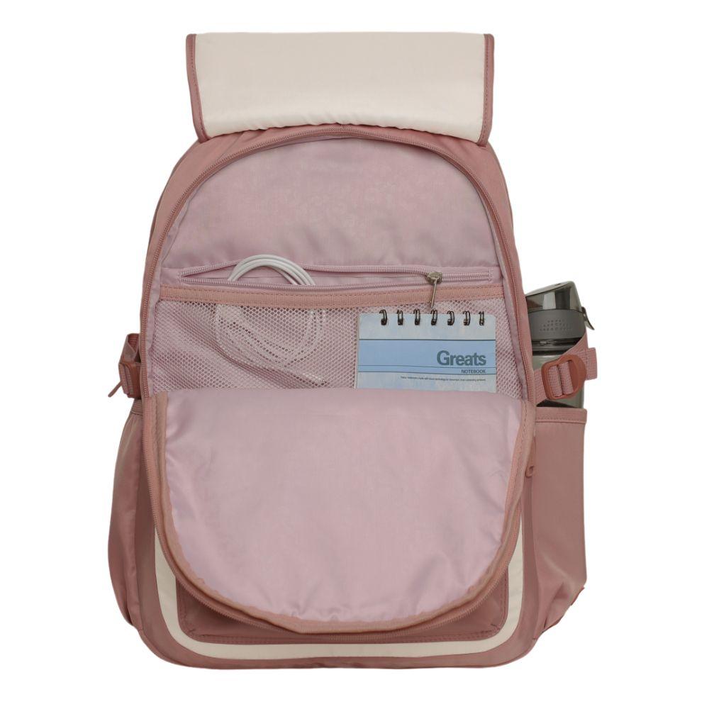 Mochila Mujer Qashqai Block Rosado Head-2