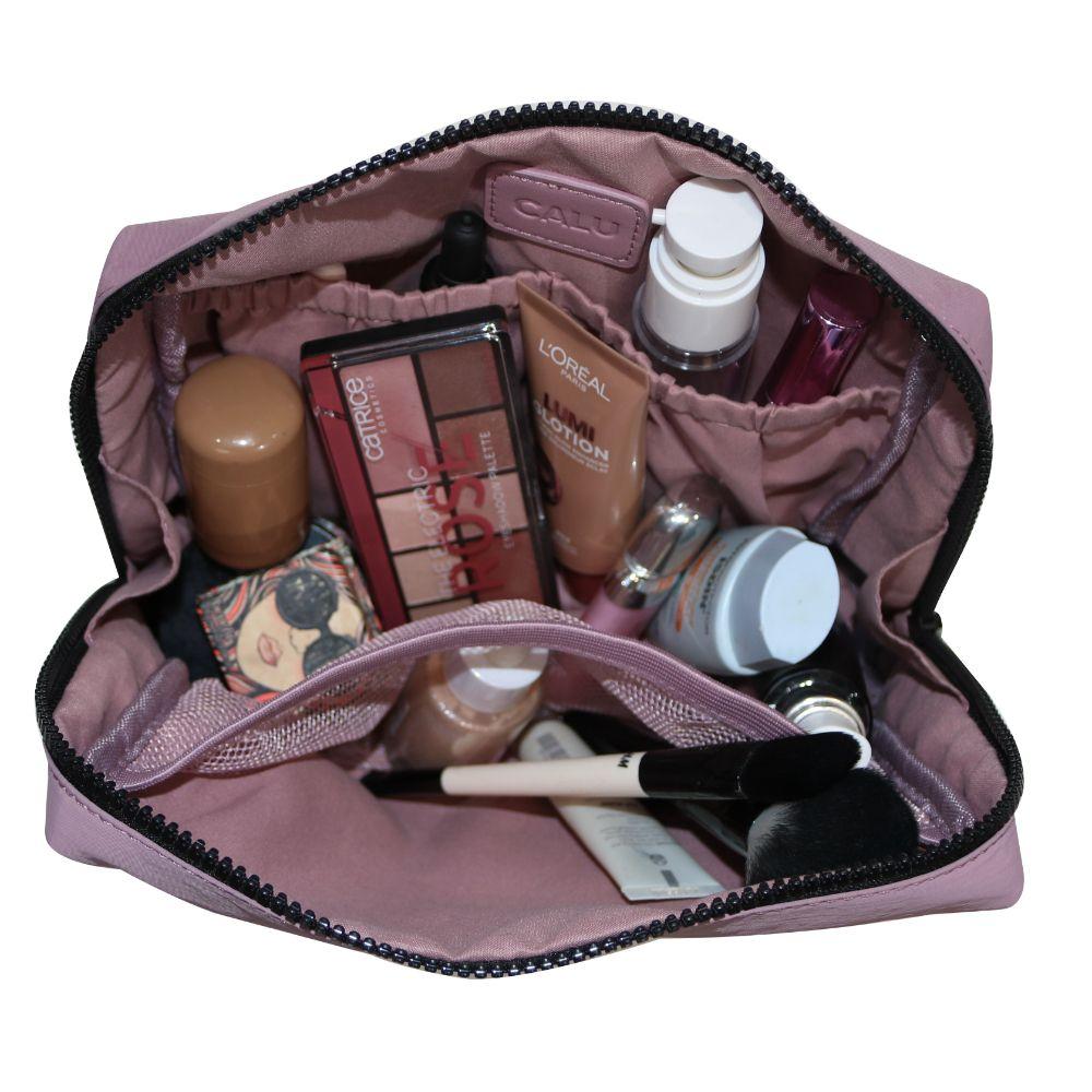 Neceser Cosmetiquero Agnes Compacto Malva Calu-2