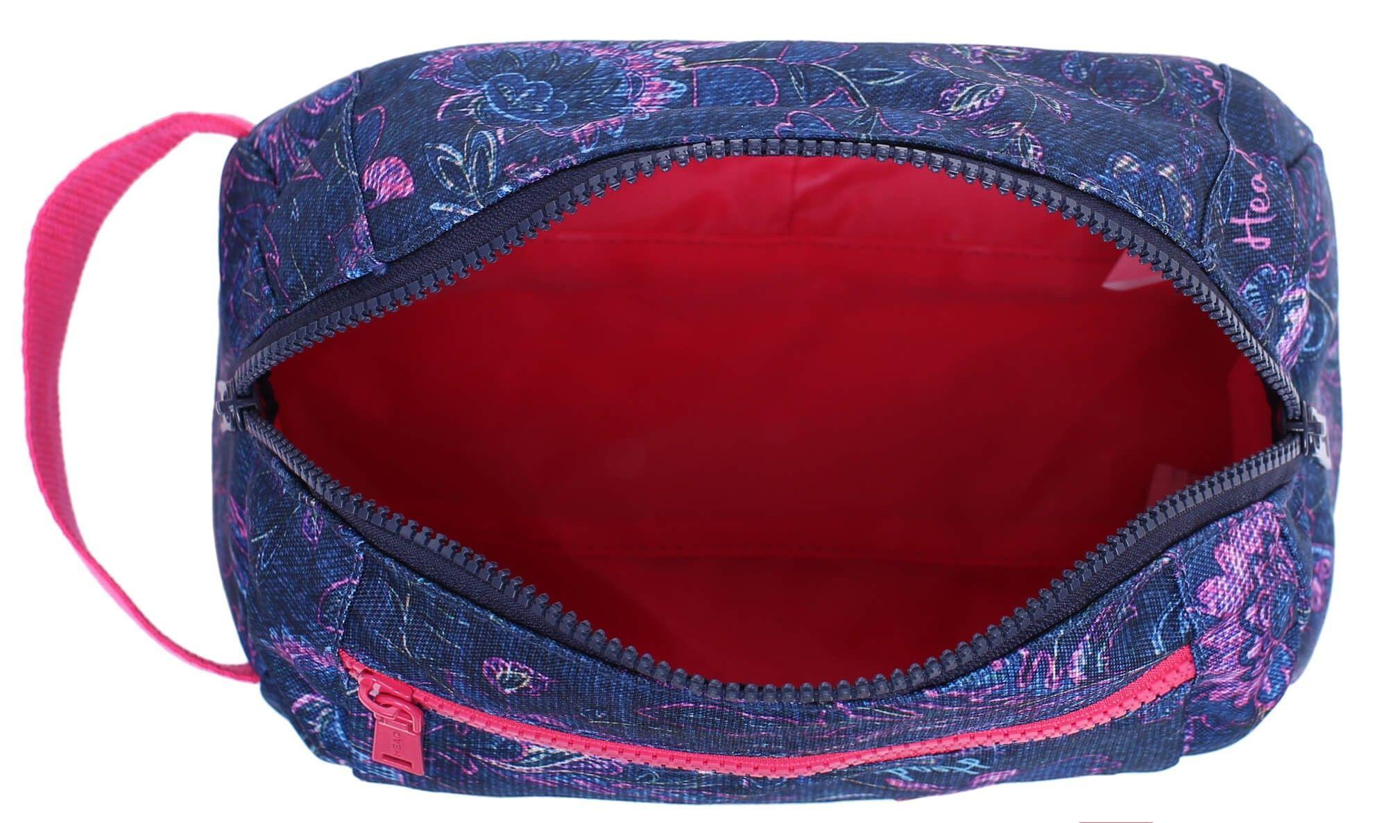 Neceser Cosmetiquero Hockey Azul Flower Head   -2