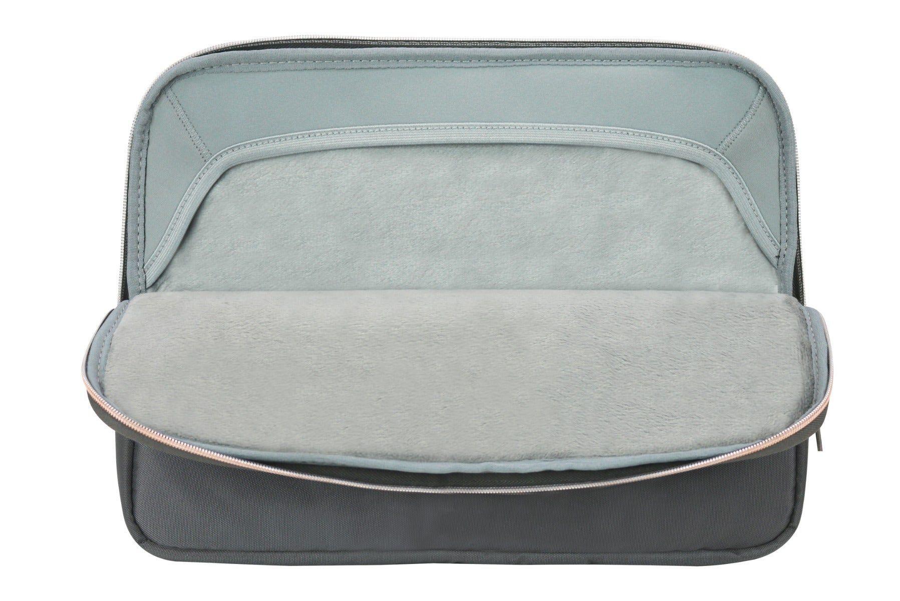 Funda Laptop Zip 14" Gris Rose Gold Head-2