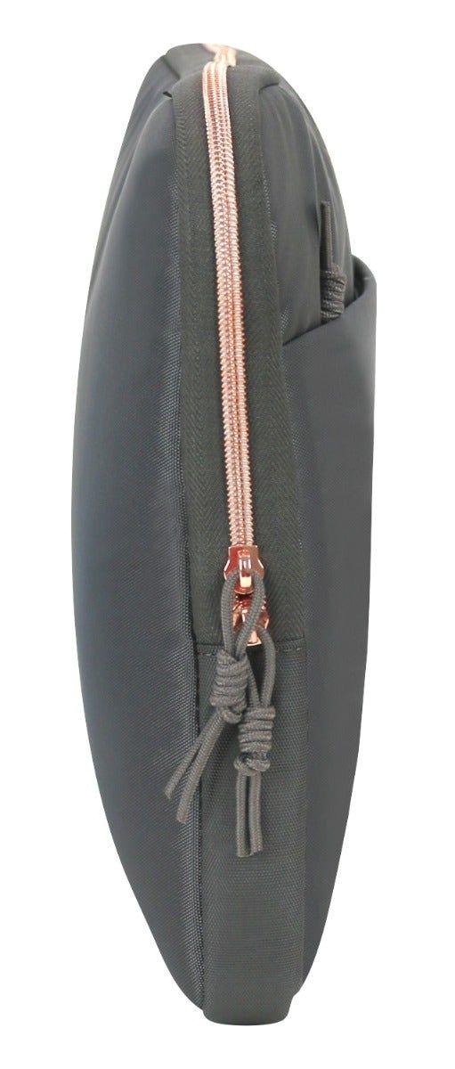 Funda Laptop Zip 14" Gris Rose Gold Head-6