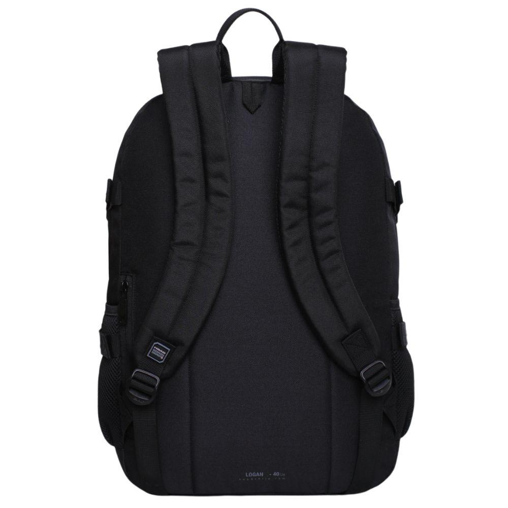 Mochila Logan 40L Reverse Rombos Negro Head-3