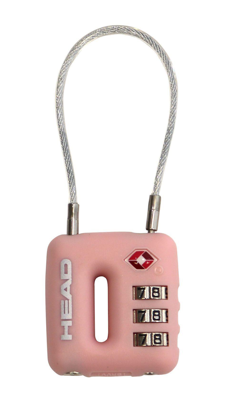 Candado Viaje Cable Tsa Rosado Head-1