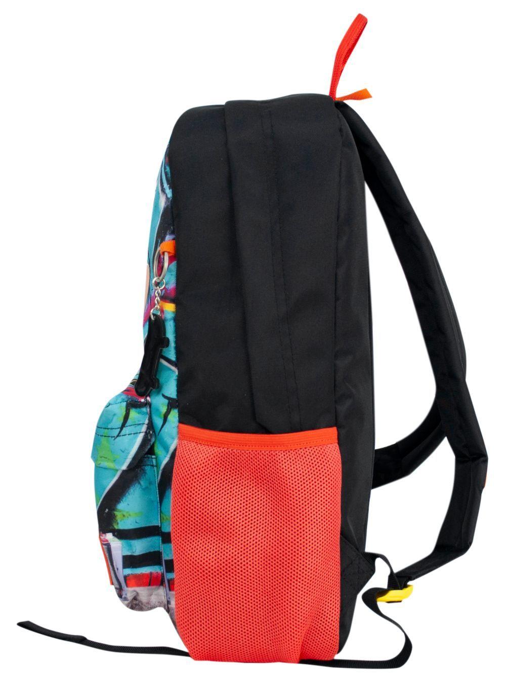 Mochila Infantil Play 20 Skate Negro Head-3