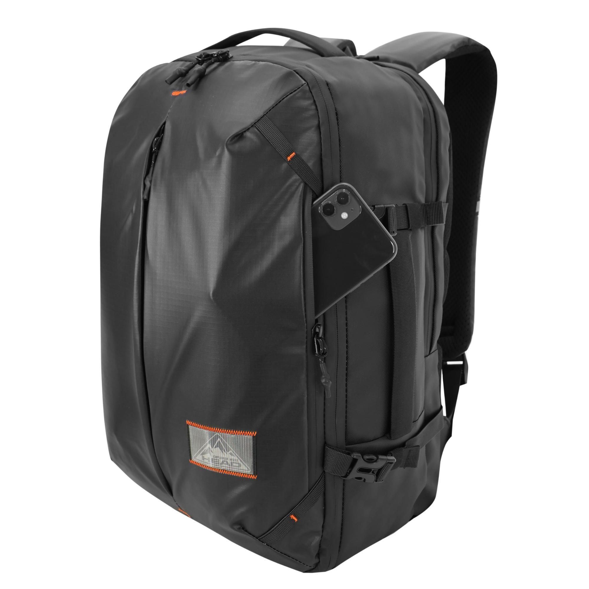 Mochila de Viaje  Fiero  Waterproof Negro Head-2