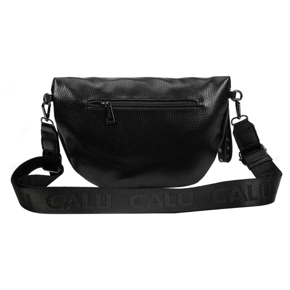 Banano Moda Frankie PU Negro Calu-5