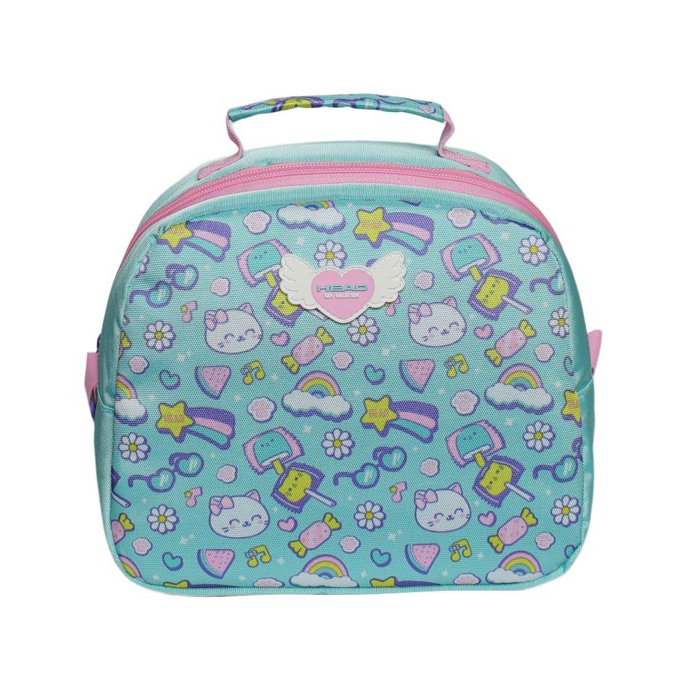 Pack Top Escolar Mujer (x4) Cat Print Menta Head-2