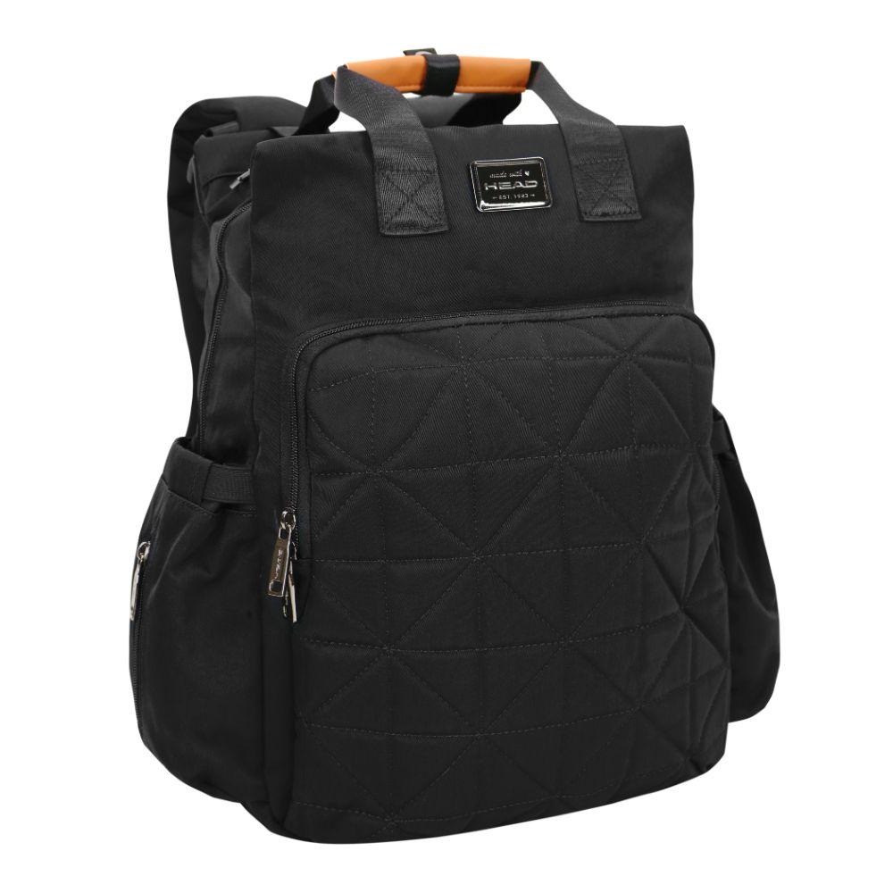 Mochila Pañalera Maternal New Bloom Negro Head-0