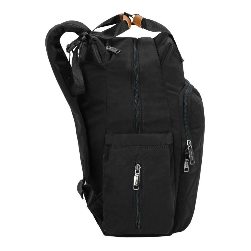 Mochila Pañalera Maternal New Bloom Negro Head-8