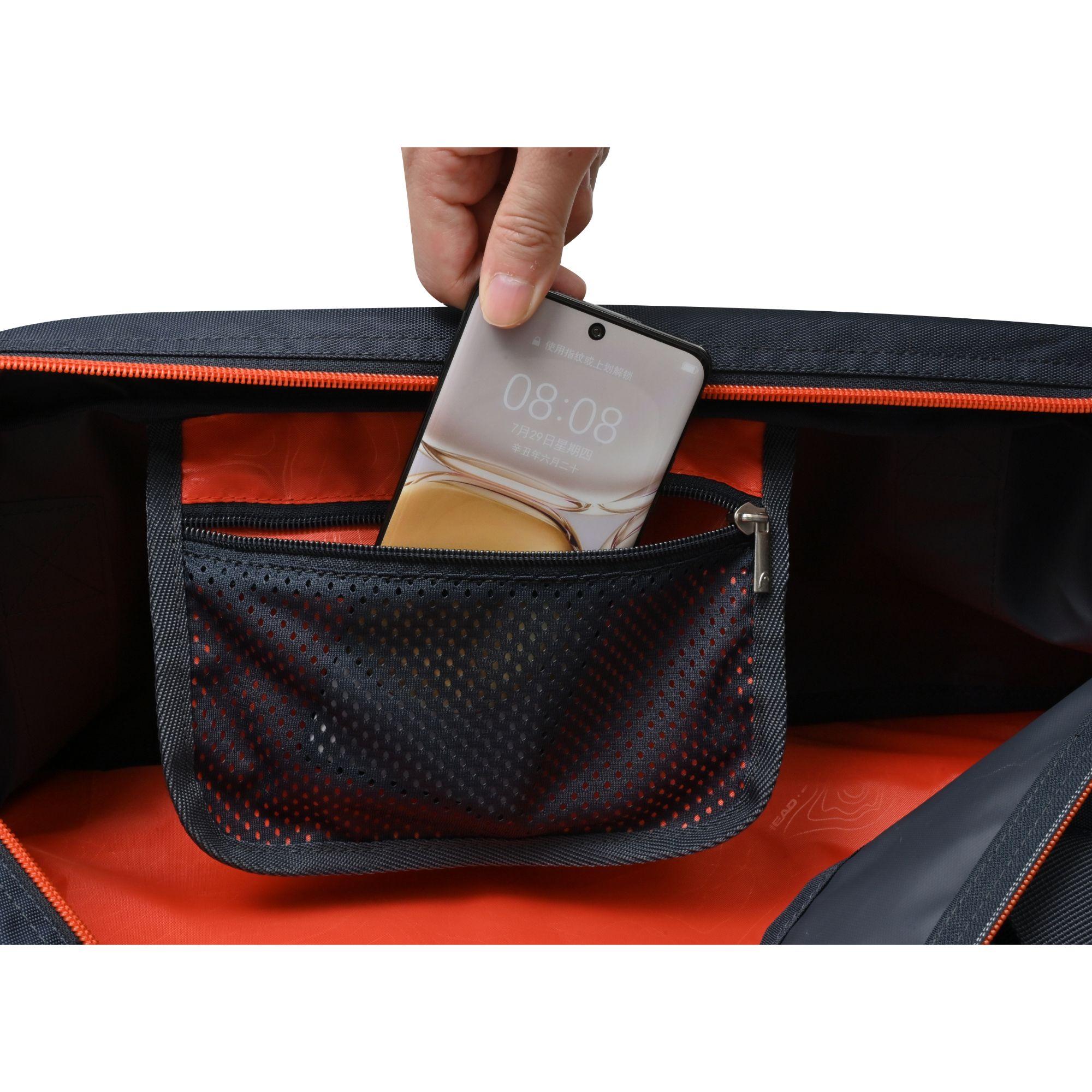 Bolso Deportivo Musso Gris Naranjo Head-2