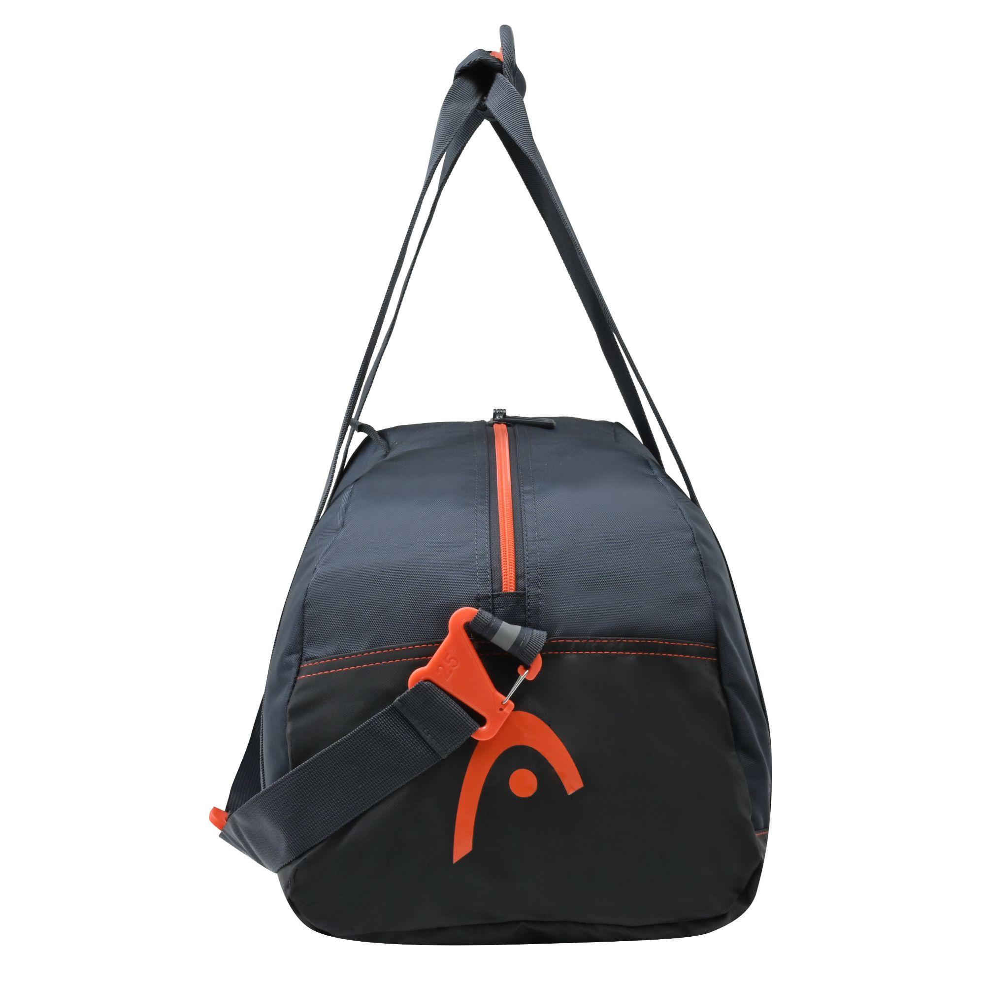 Bolso Deportivo Musso Gris Naranjo Head-3