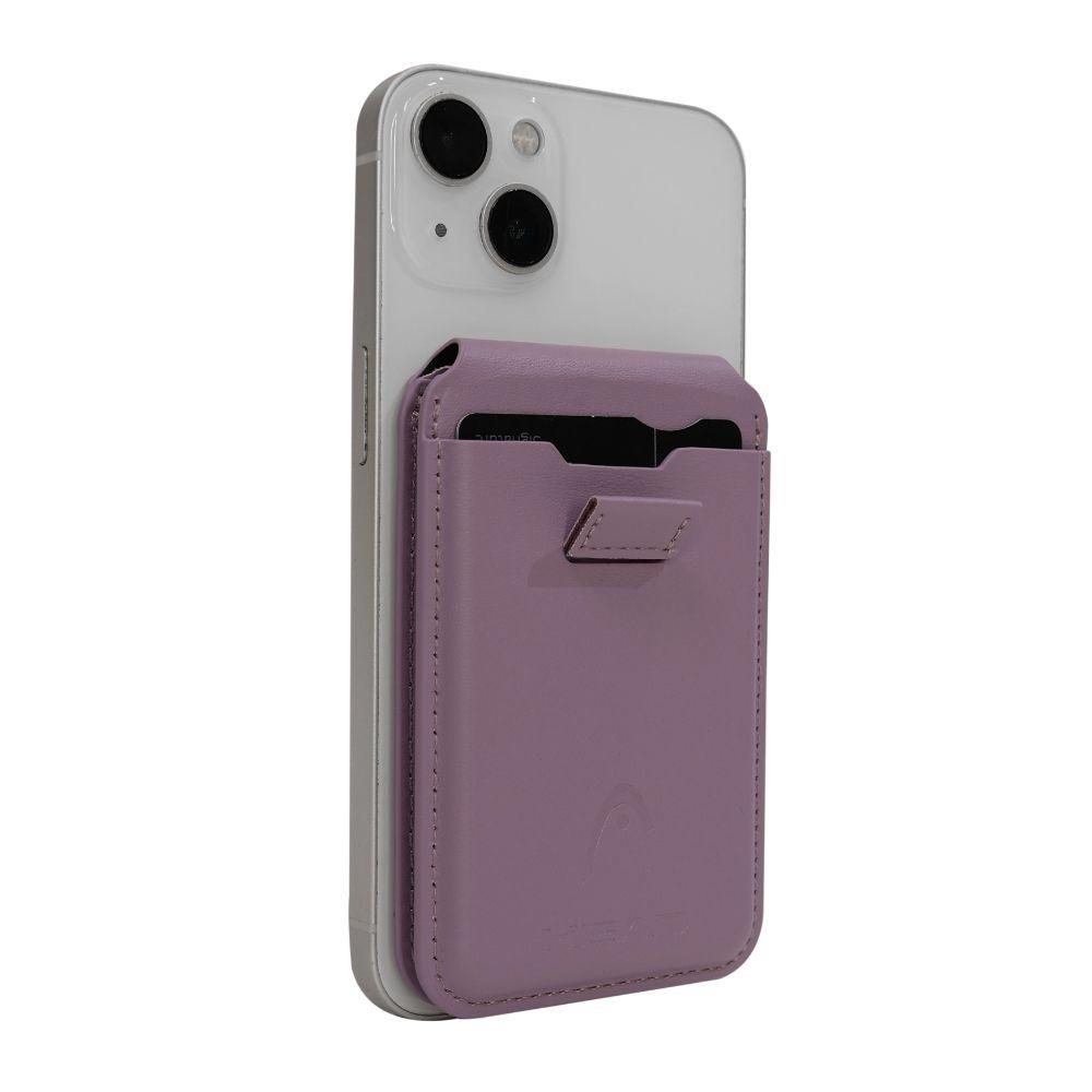 Billetera Tarjetero Magnético Vantage Premium Malva Head-2