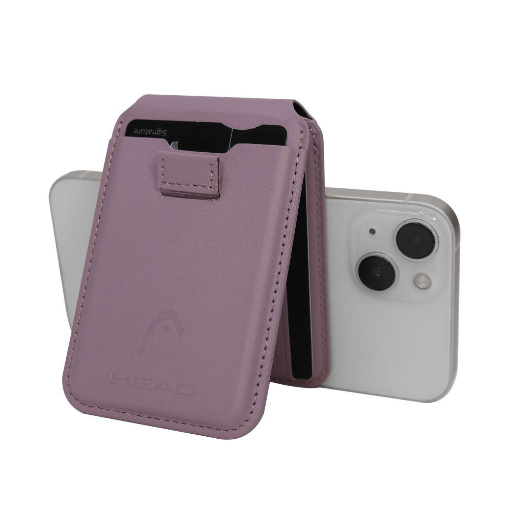 Billetera Tarjetero Magnético Vantage Premium Malva Head-4