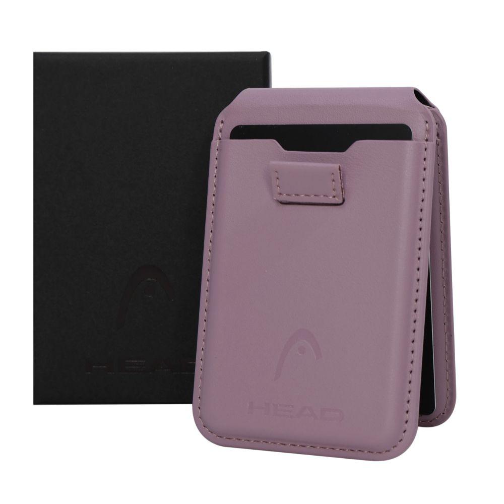 Billetera Tarjetero Magnético Vantage Premium Malva Head-8