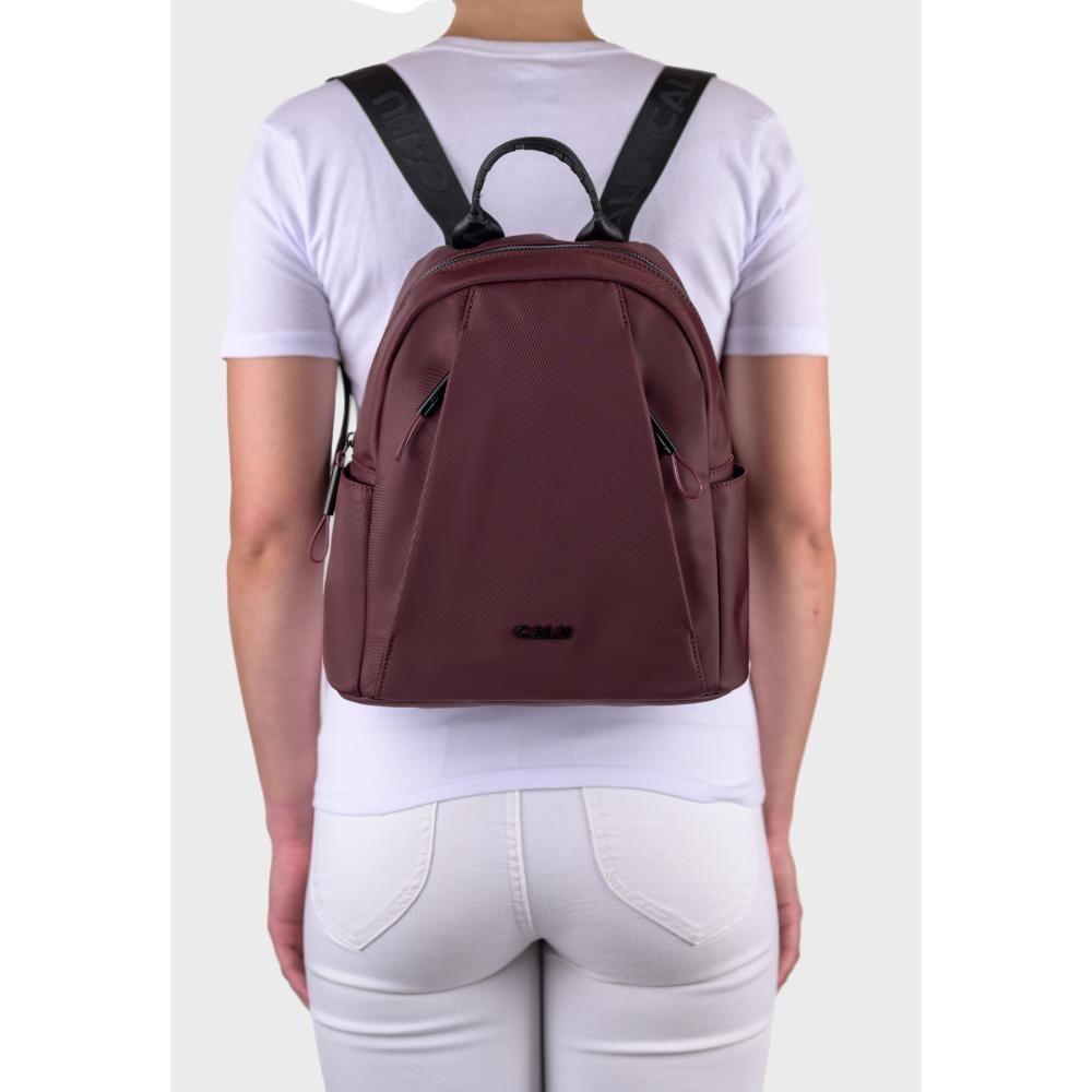 Mochila Urbana Mujer Grim Morado Oscuro Calu-5