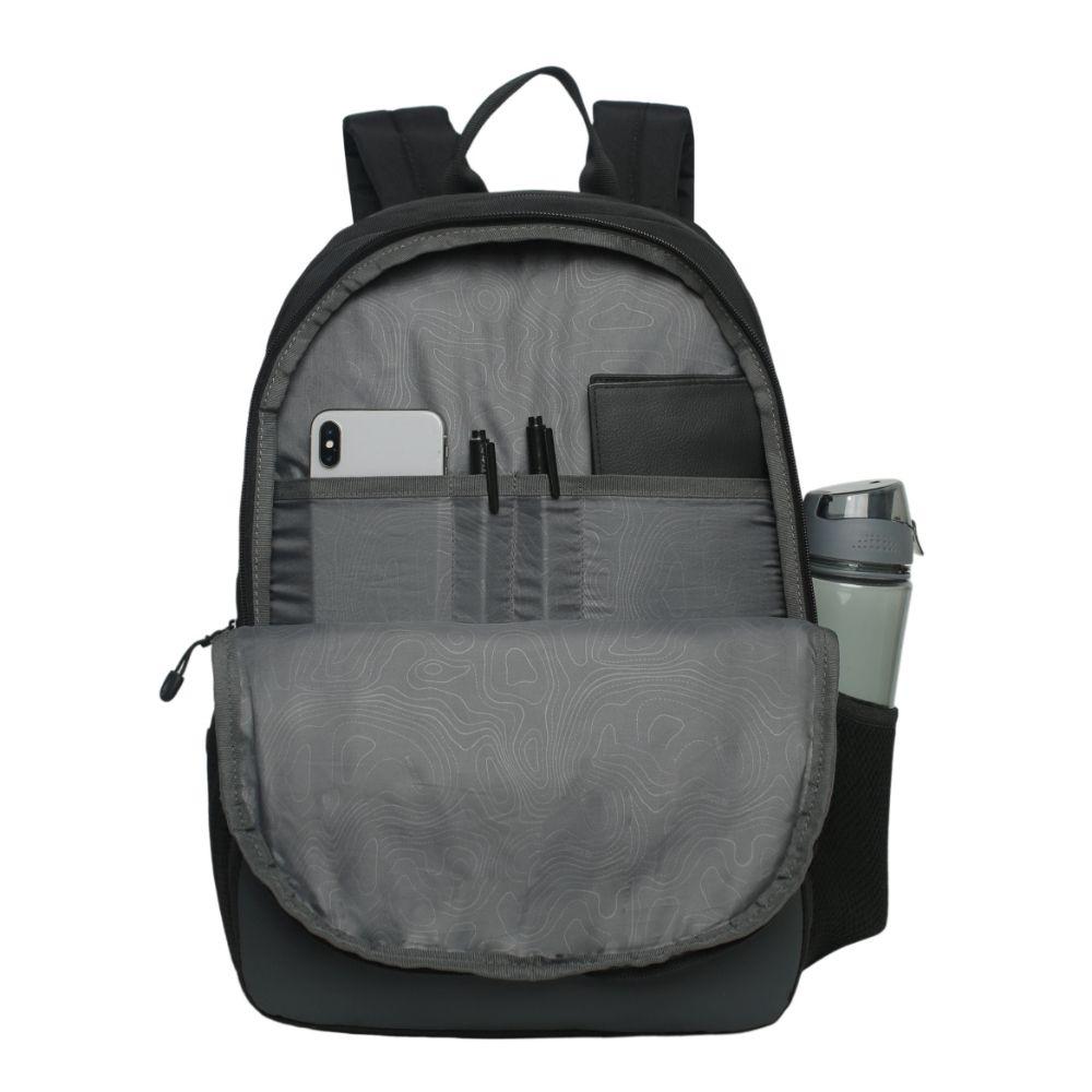 Mochila Compacta Engomada Carens Gris Head-2