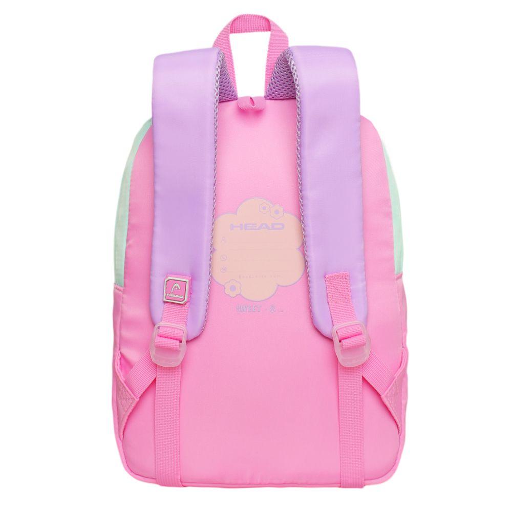 Mochila Infantil Niña Sweet Color Block Menta Head-4