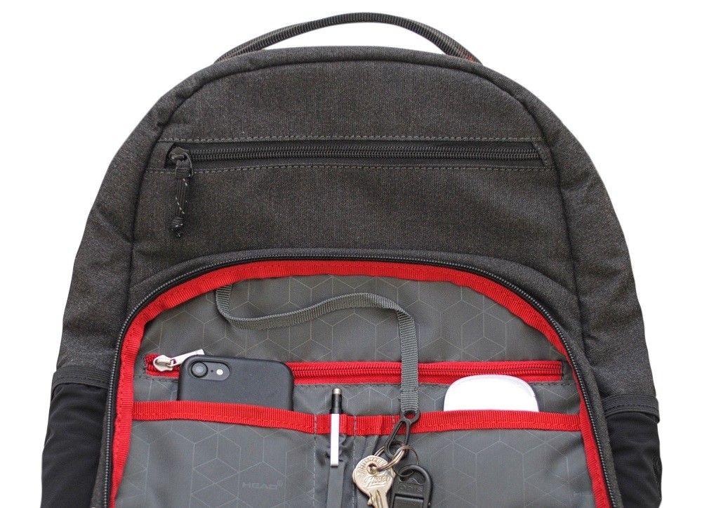 Mochila Ejecutiva German Design Harvey Gris Head-3