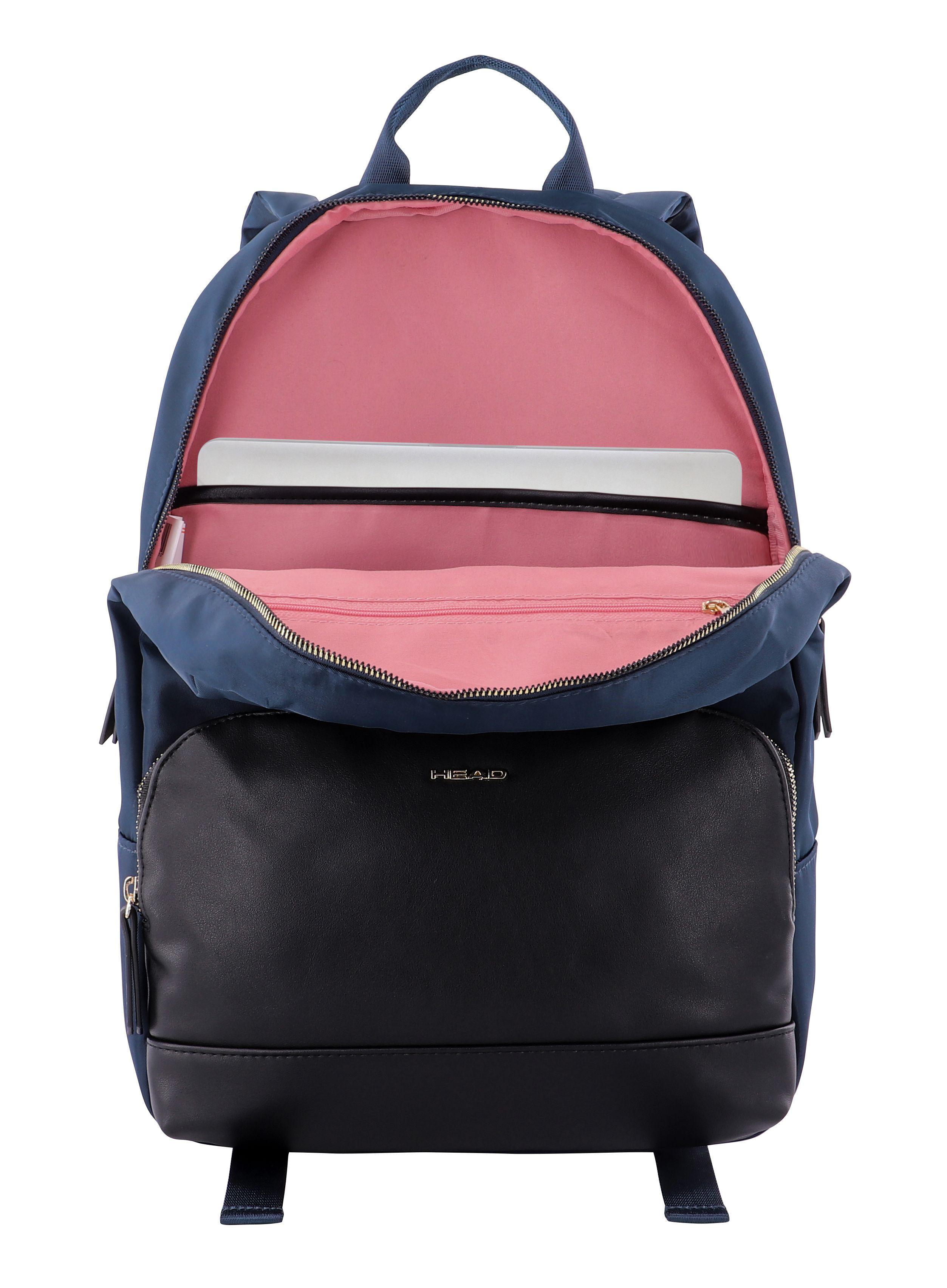 Mochila Ejecutiva Blush Mujer Azul Navy Head-1