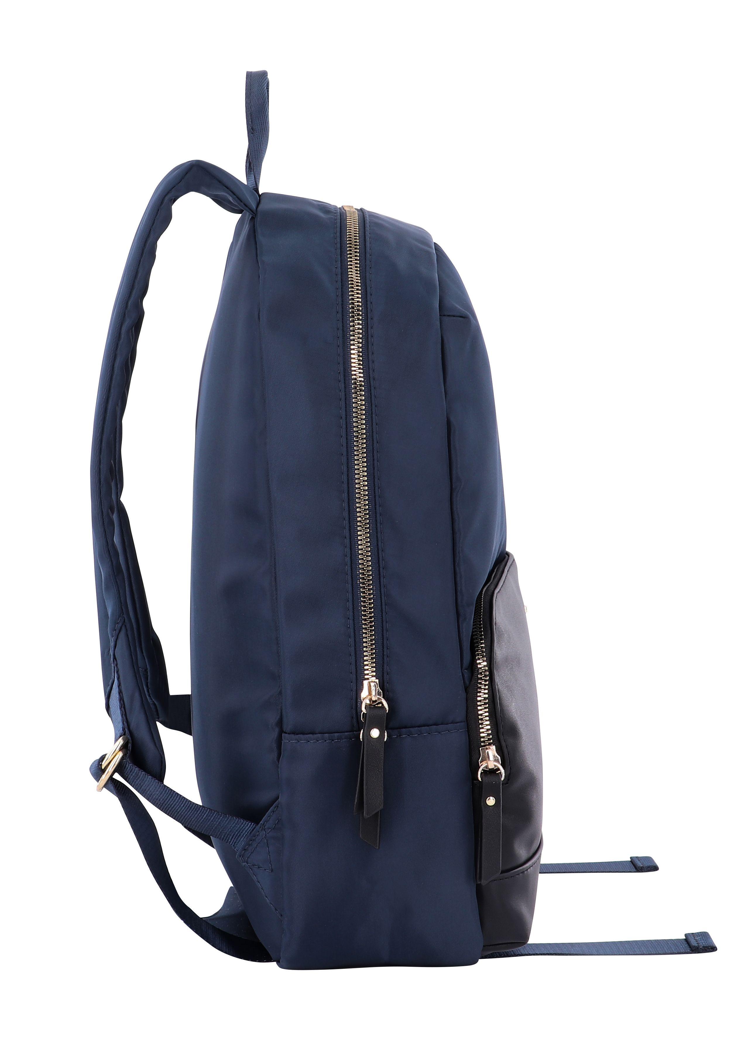 Mochila Ejecutiva Blush Mujer Azul Navy Head-2