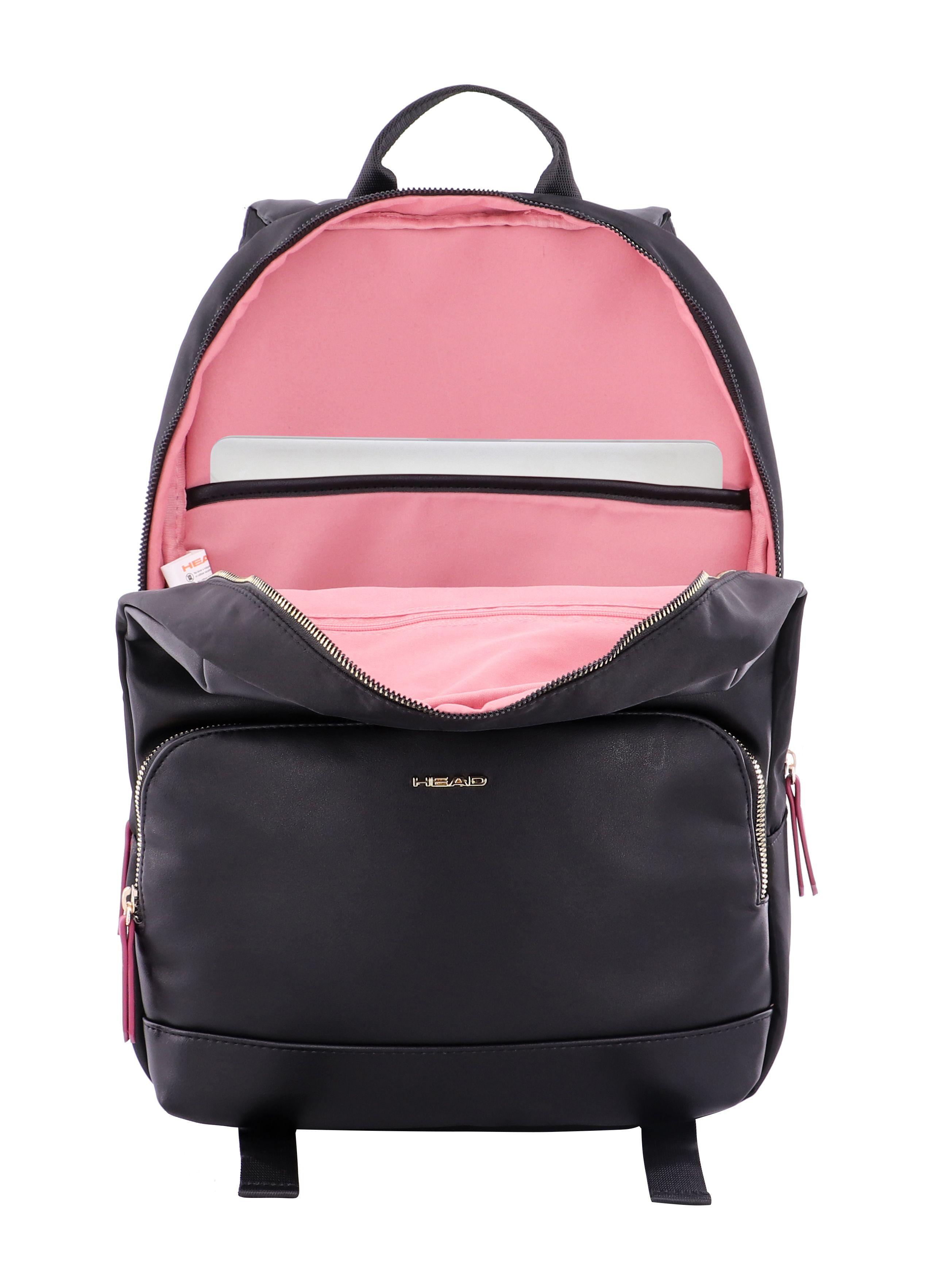 Mochila Ejecutiva Blush Mujer Negra Head-2
