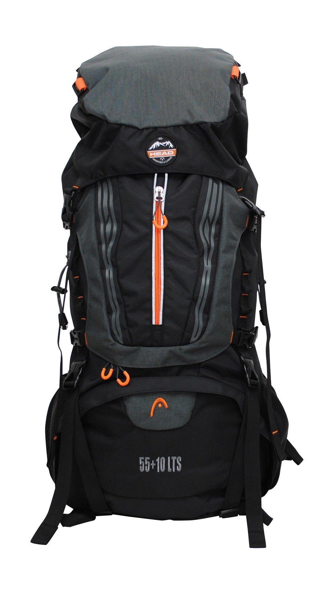 Mochila Outdoor Camping Escorpion 55 Negro Head  -1
