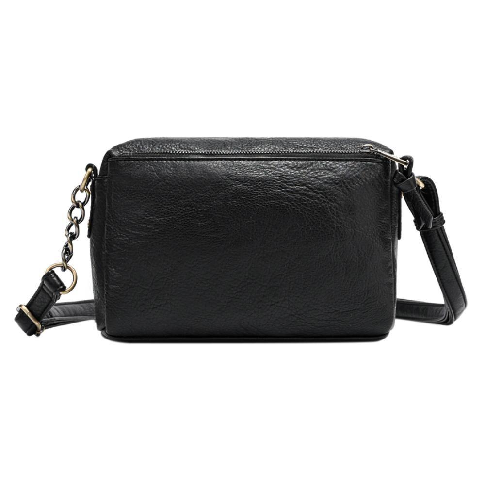 Cartera Mediana Elegante Pixie Negro Calu-5