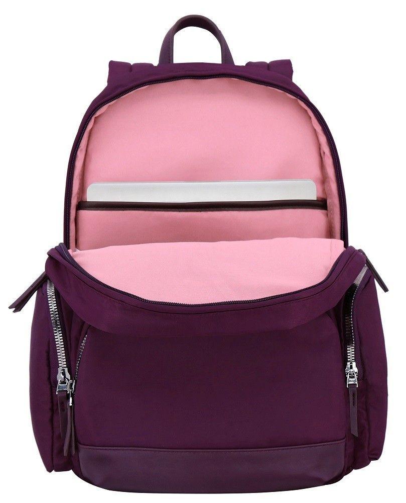 Cartera Mochila Ejecutiva Gold Burdeo Mujer Head   -2