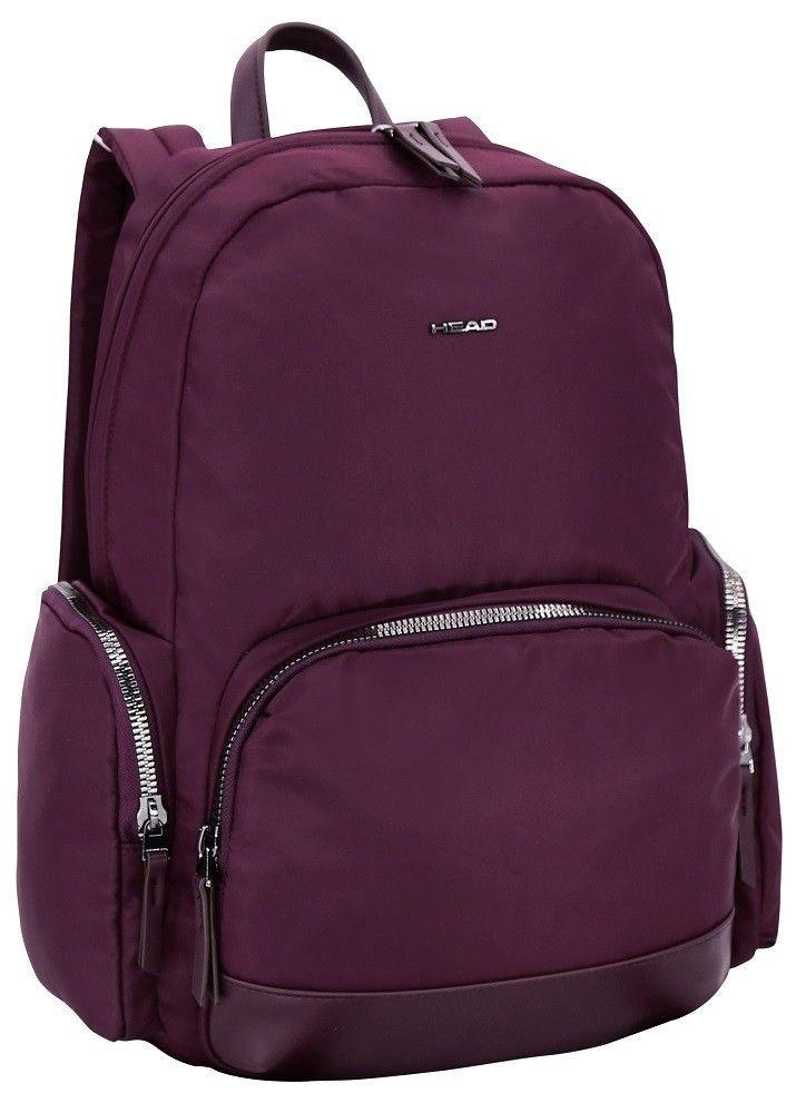 Cartera Mochila Ejecutiva Gold Burdeo Mujer Head   -0