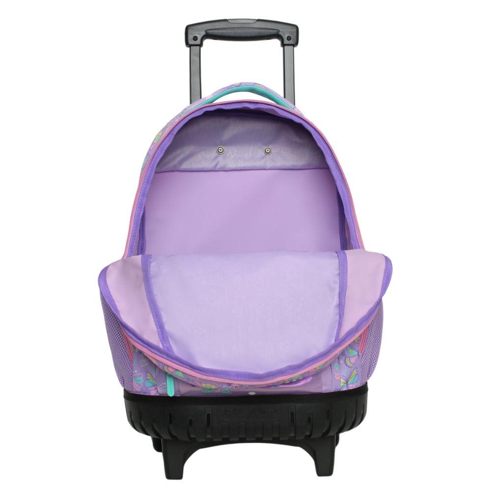 Mochila Infantil Carro New Kodiac Mariposa Lila Head-3