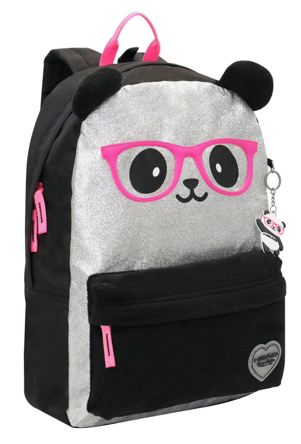 Mochila Play Panda Glitter Blanco Head-0