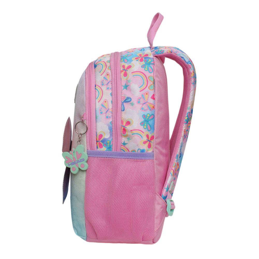 Mochila Infantil Niña Bionica Butterfly Rosado Head-3