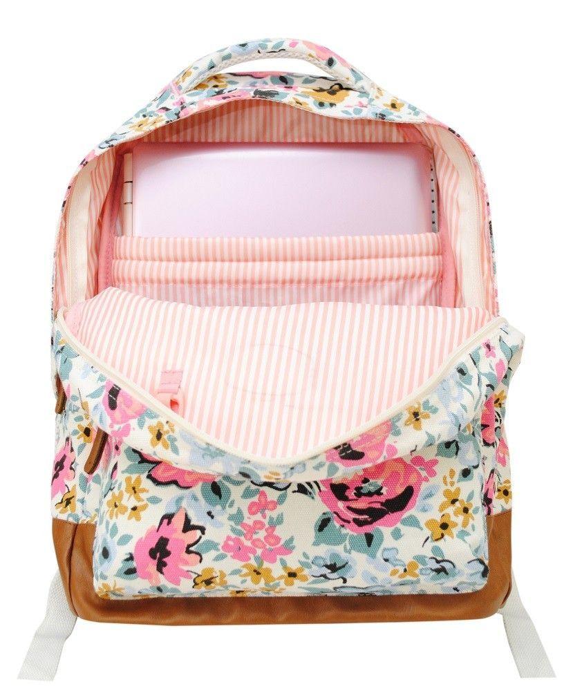 Mochila Urbana Terios Blanca Flores Head   -2