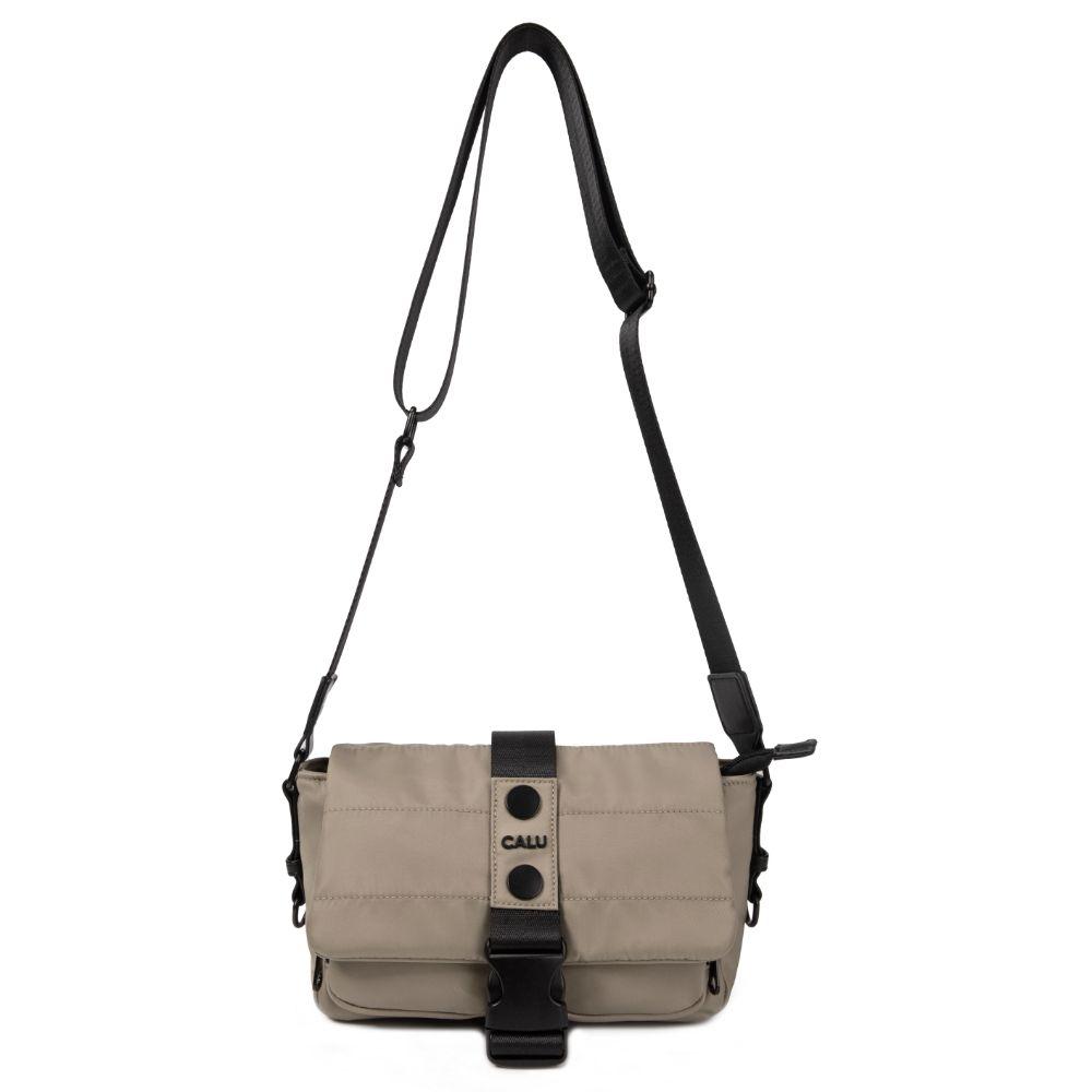Cartera Bandolera Amparo Taupe Calu-3