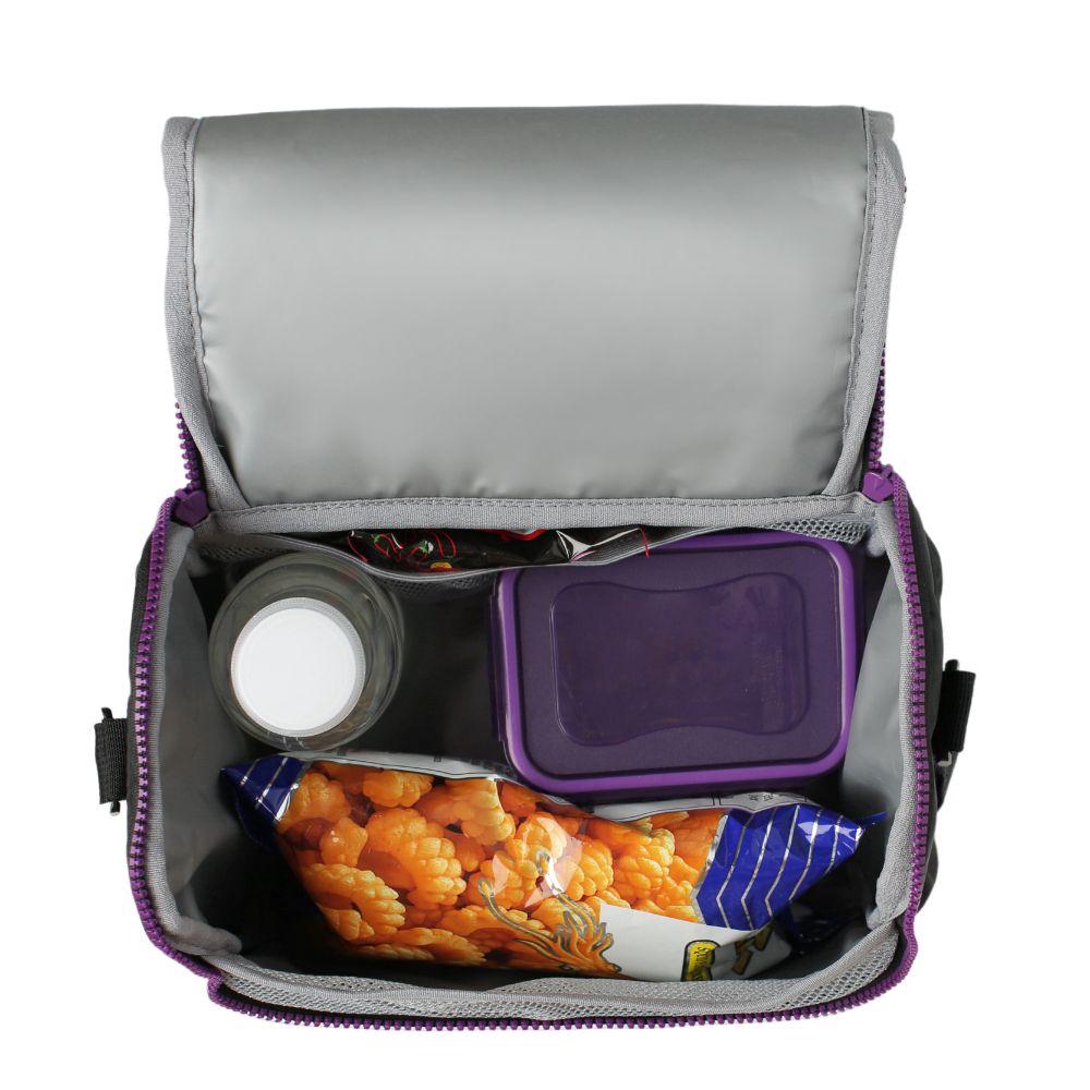 Lonchera Mujer Tipo Cartera Iceberg Glitter Negro Head-2