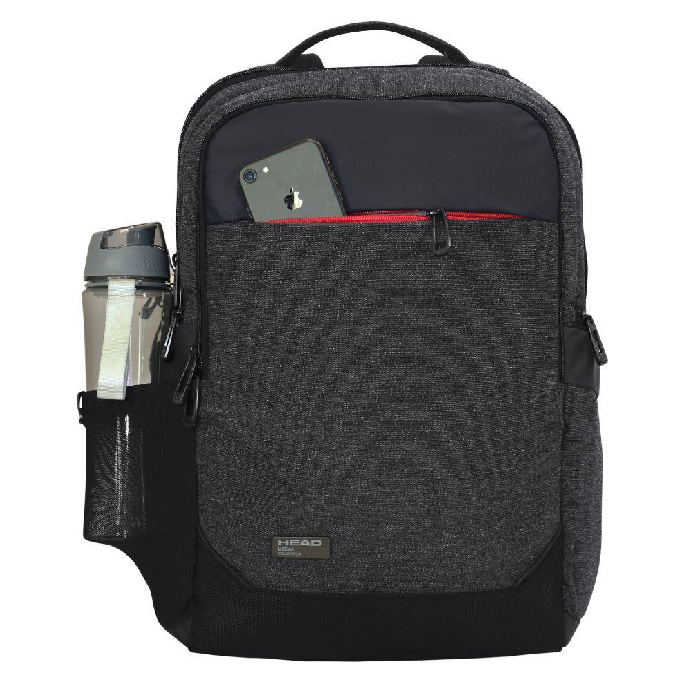 Mochila Ejecutiva Dana Gris Oscuro Head-2