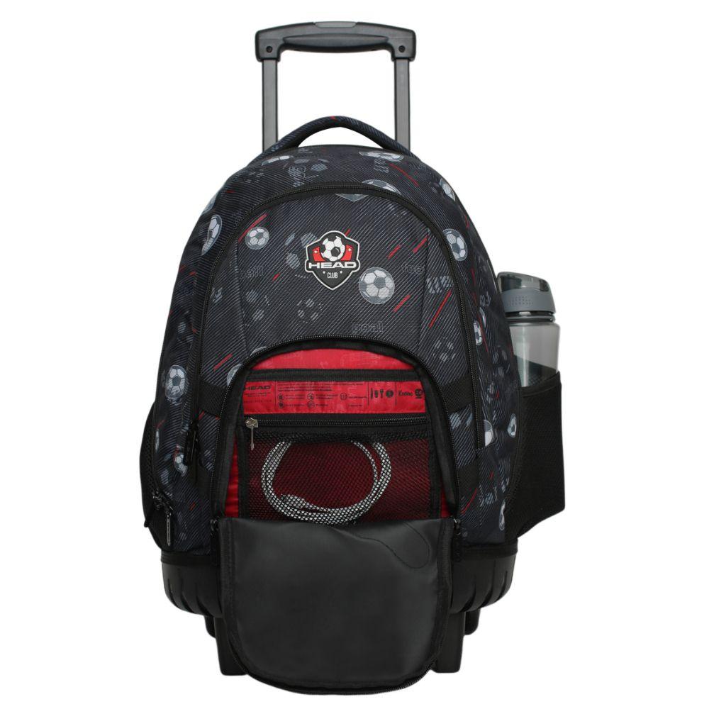 Mochila Infantil Carro New Kodiac Futbol Negro Head-2
