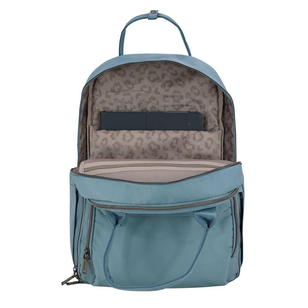 Mochila Notebook Ejecutiva JOB Turquesa Head-5