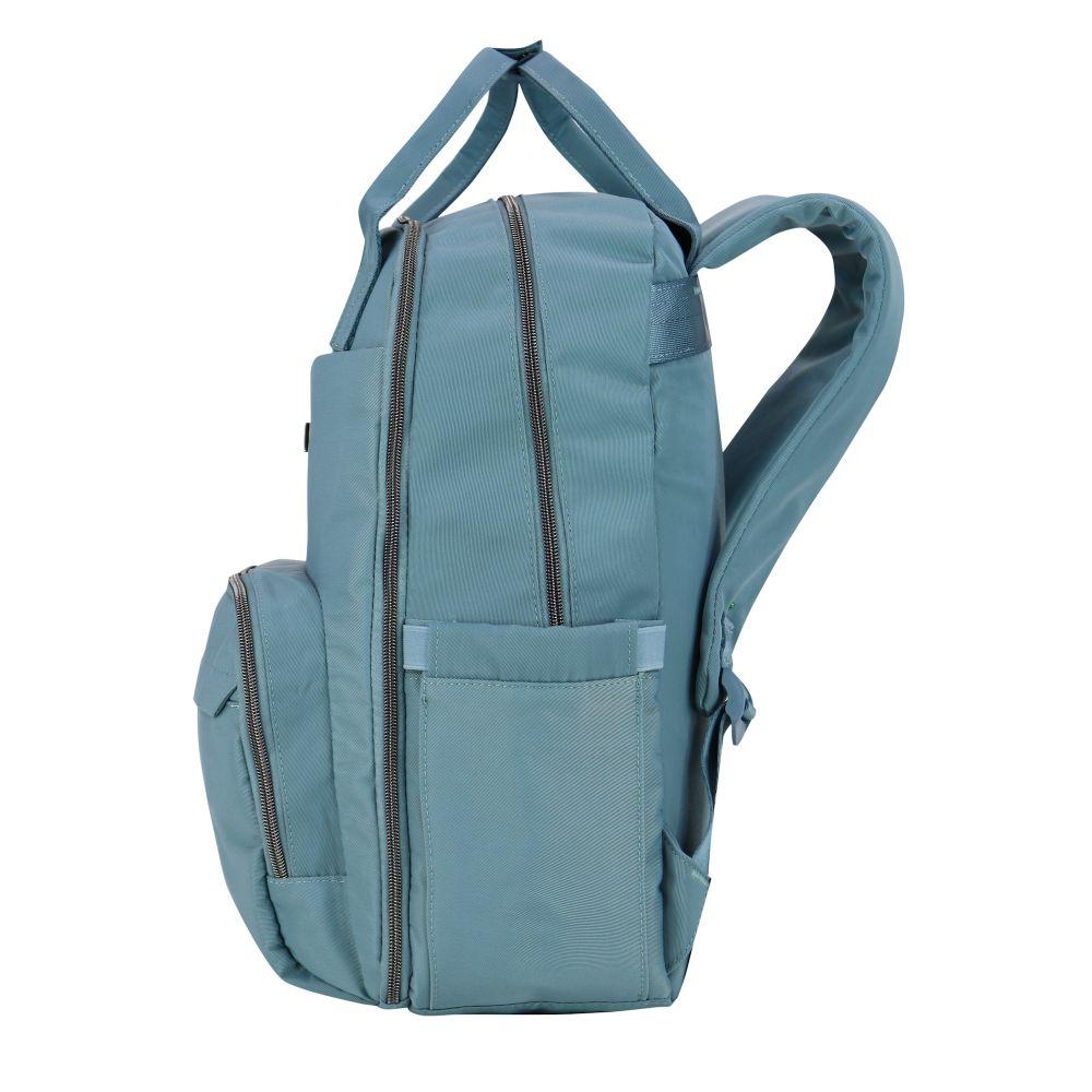 Mochila Notebook Ejecutiva JOB Turquesa Head-6