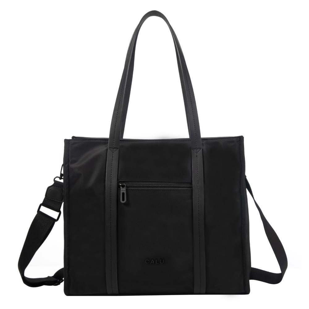 Cartera Tote Porta Laptop 14 Alana Negro Calu-1