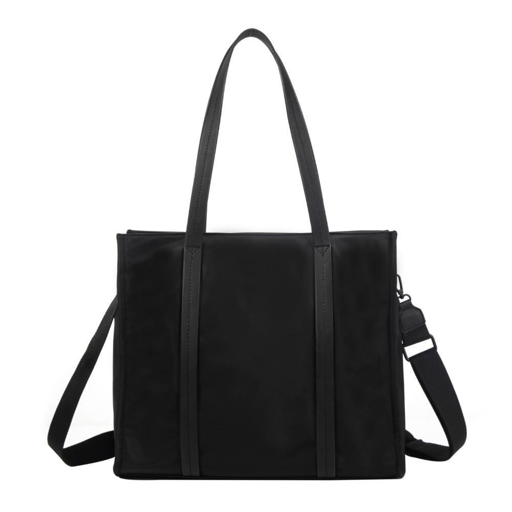 Cartera Tote Porta Laptop 14 Alana Negro Calu-5