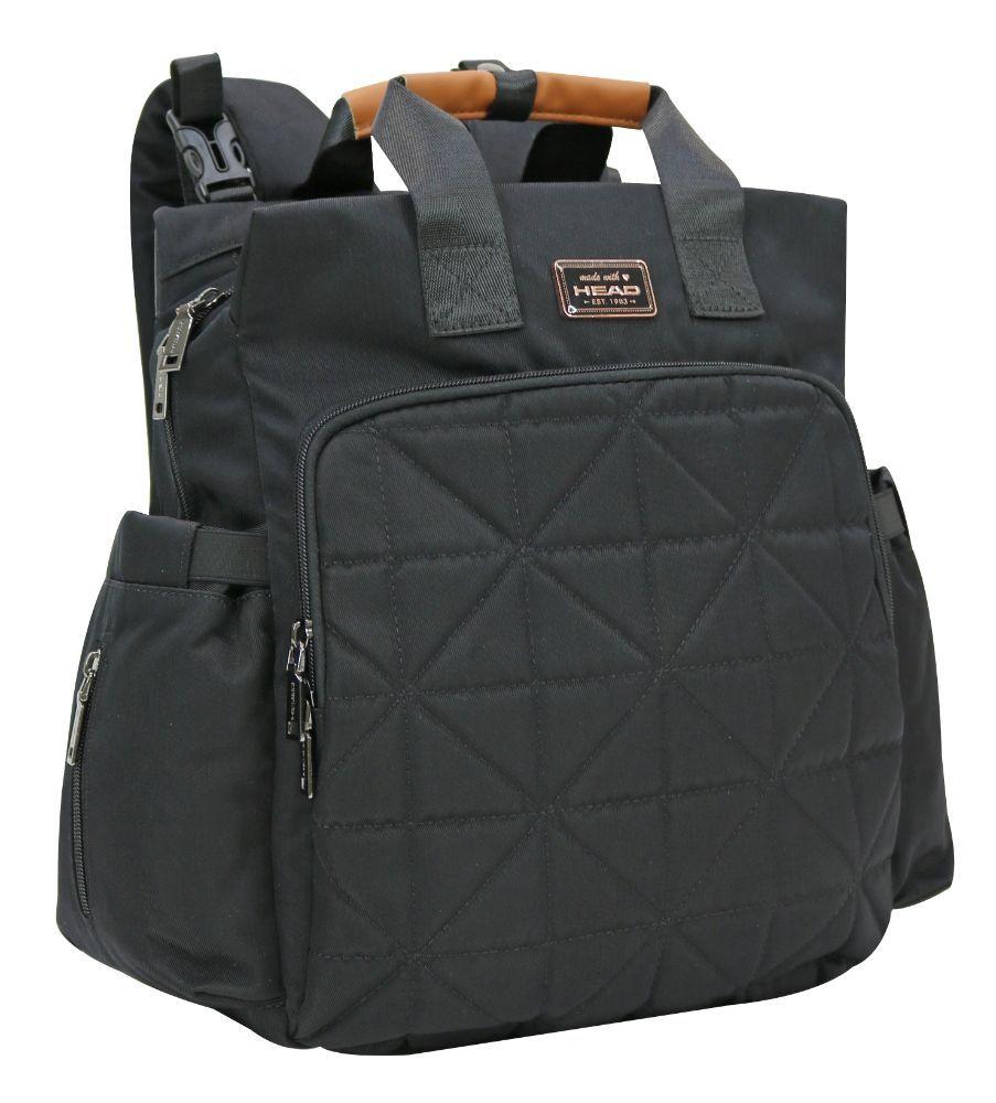 Mochila Pañalera Maternal Bloom New Negro Head-0